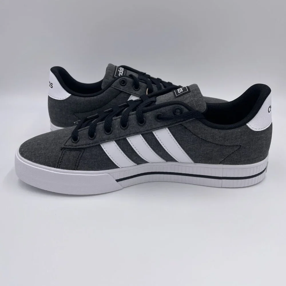 adidas Daily 3.0 Black / White Men's Shoes - Picture 2 of 8
